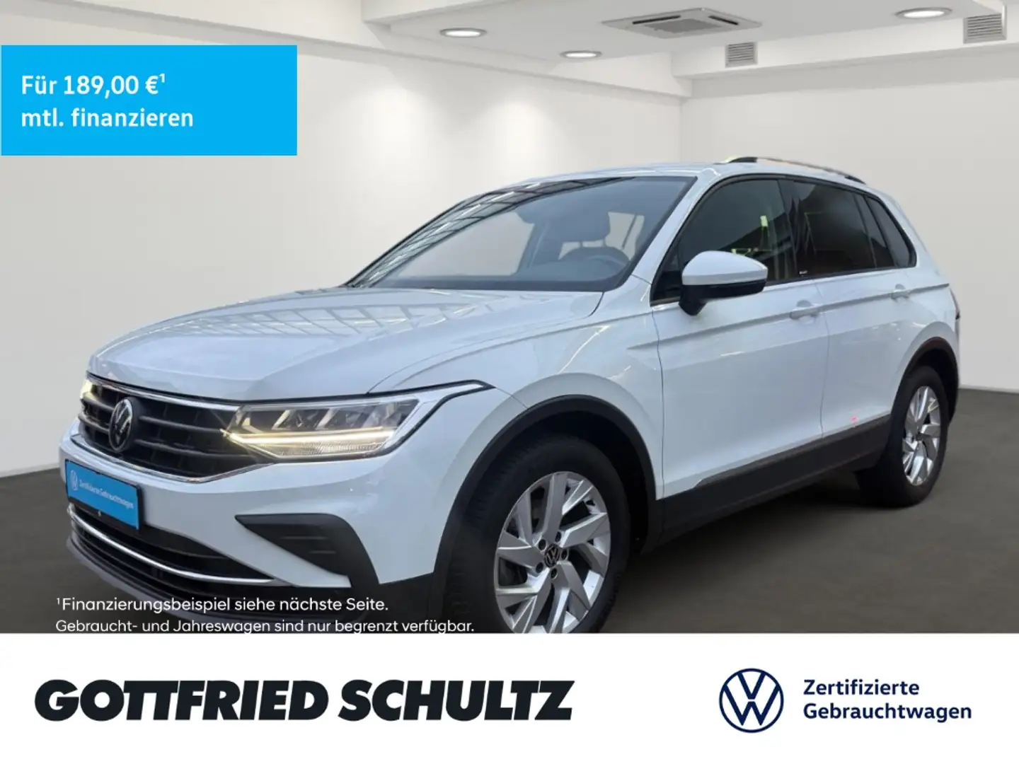 Volkswagen Tiguan 1.5 TSI LED NAV KAMERA SHZ Active ALLSEASON Weiß - 1