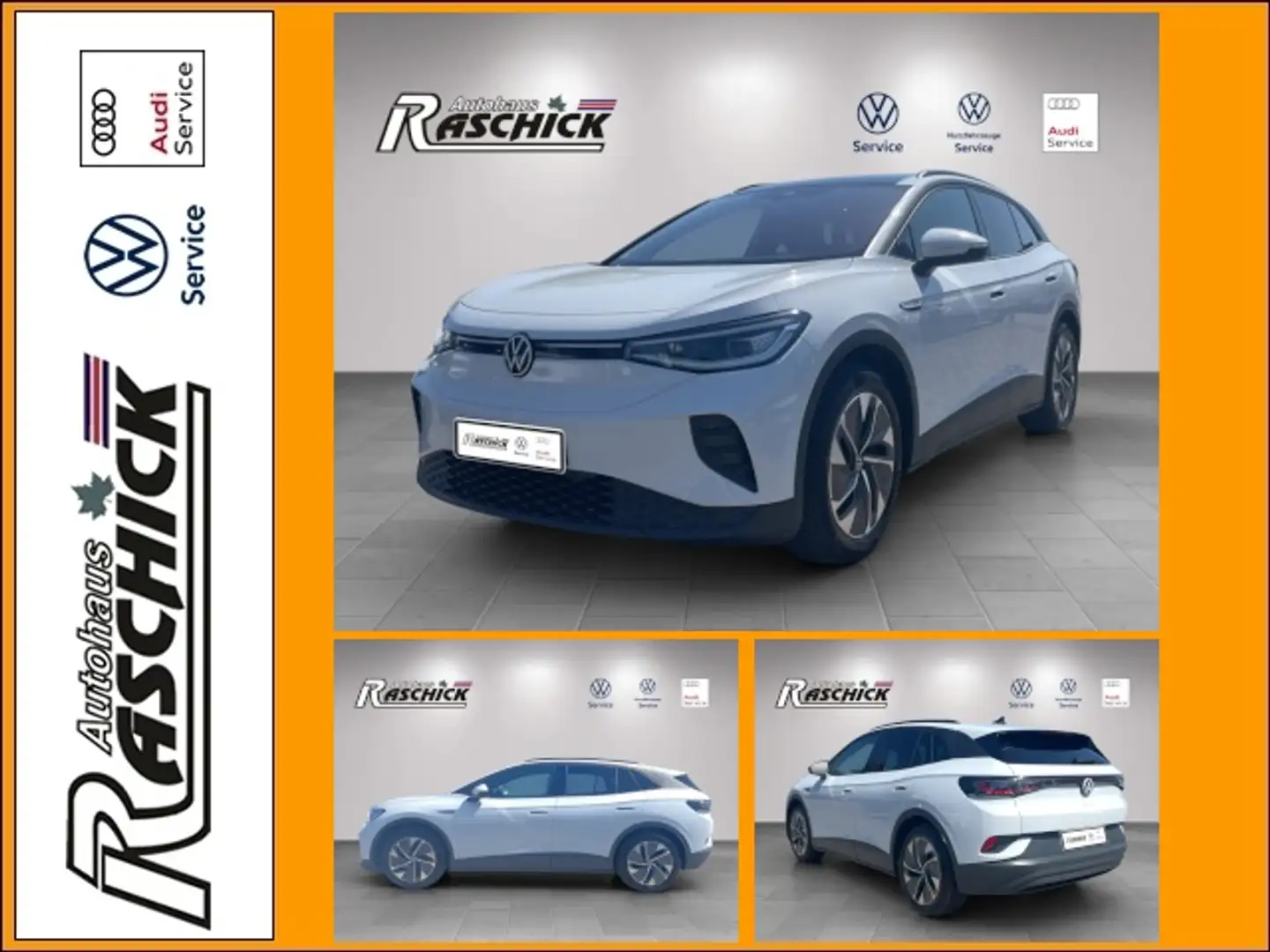 Volkswagen ID.4 Pro Performance 150 kW Kamera Navi AHK Klima Navi Weiß - 1