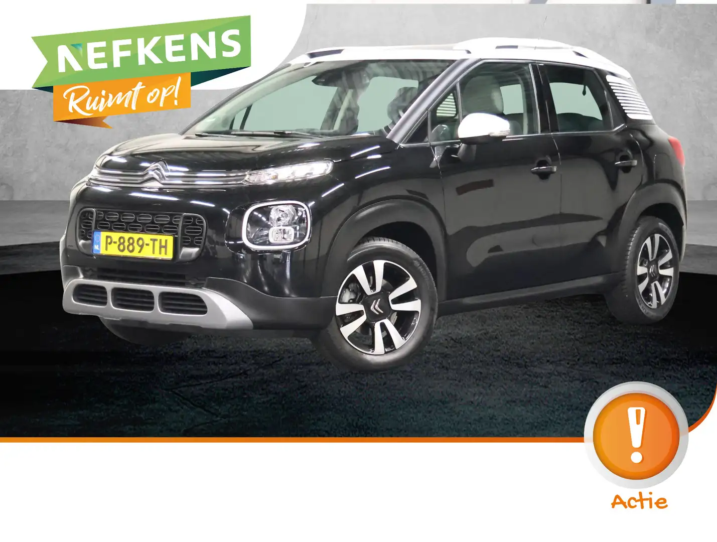 Citroen C3 Aircross 1.2 130PK S&S Shine | AppleCarPlay/AndroidAuto | G Zwart - 1