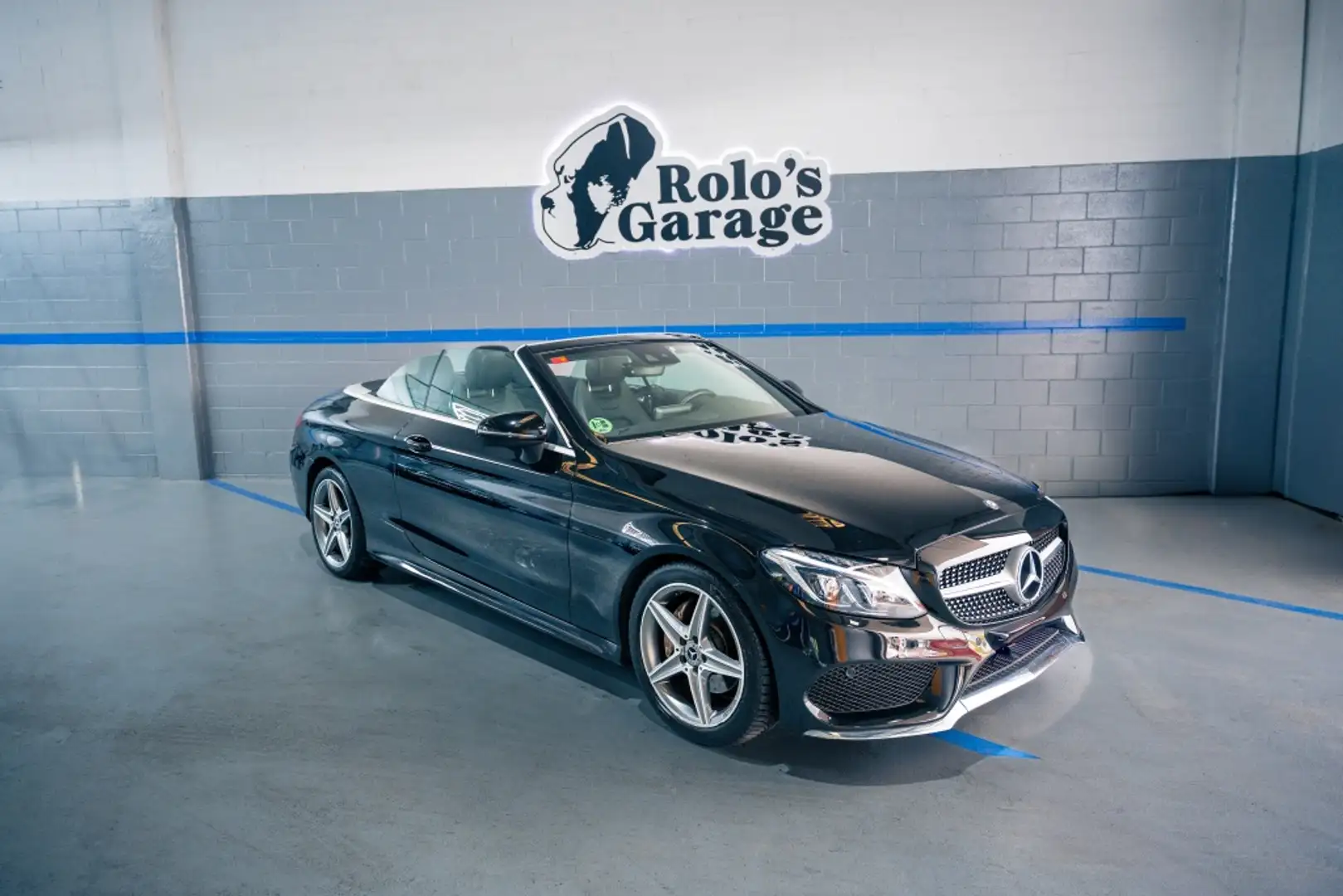 Mercedes-Benz C 220 Cabrio 220d 9G-Tronic Negro - 1