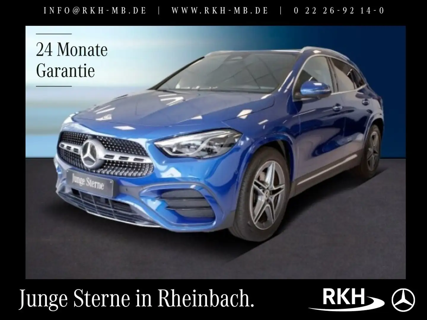 Mercedes-Benz GLA 200 GLA 200 AMG Line 360°/Distronic/Multibeam/Totw. Blau - 1