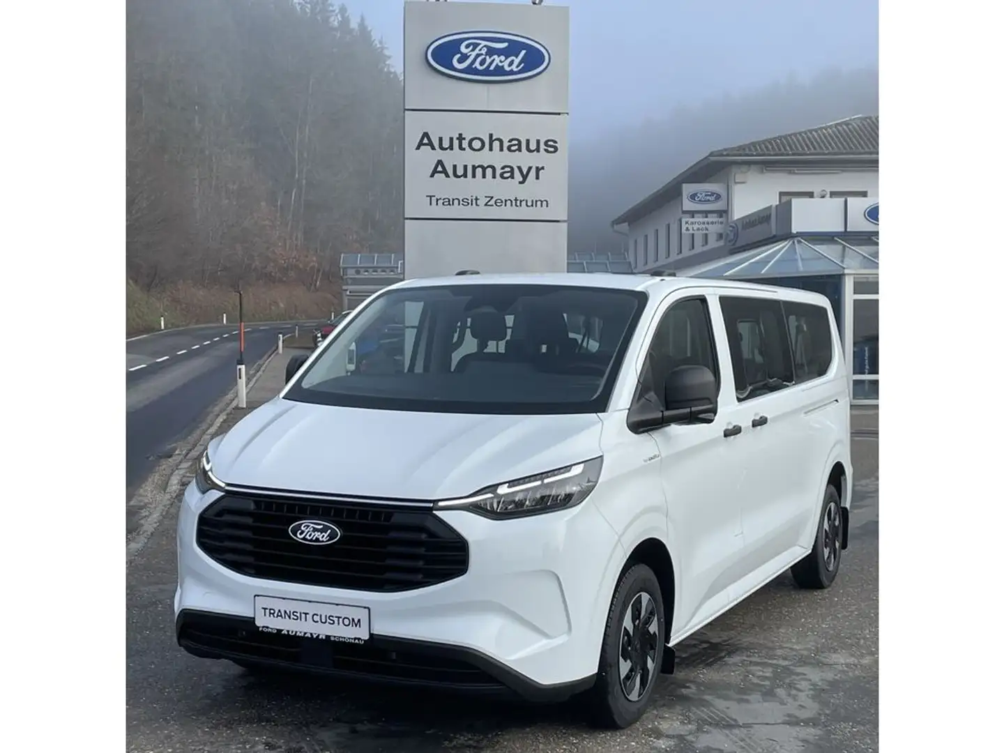 Ford Transit Custom Trend L2H1 340 PHEV 9 Sitzer Белый - 1