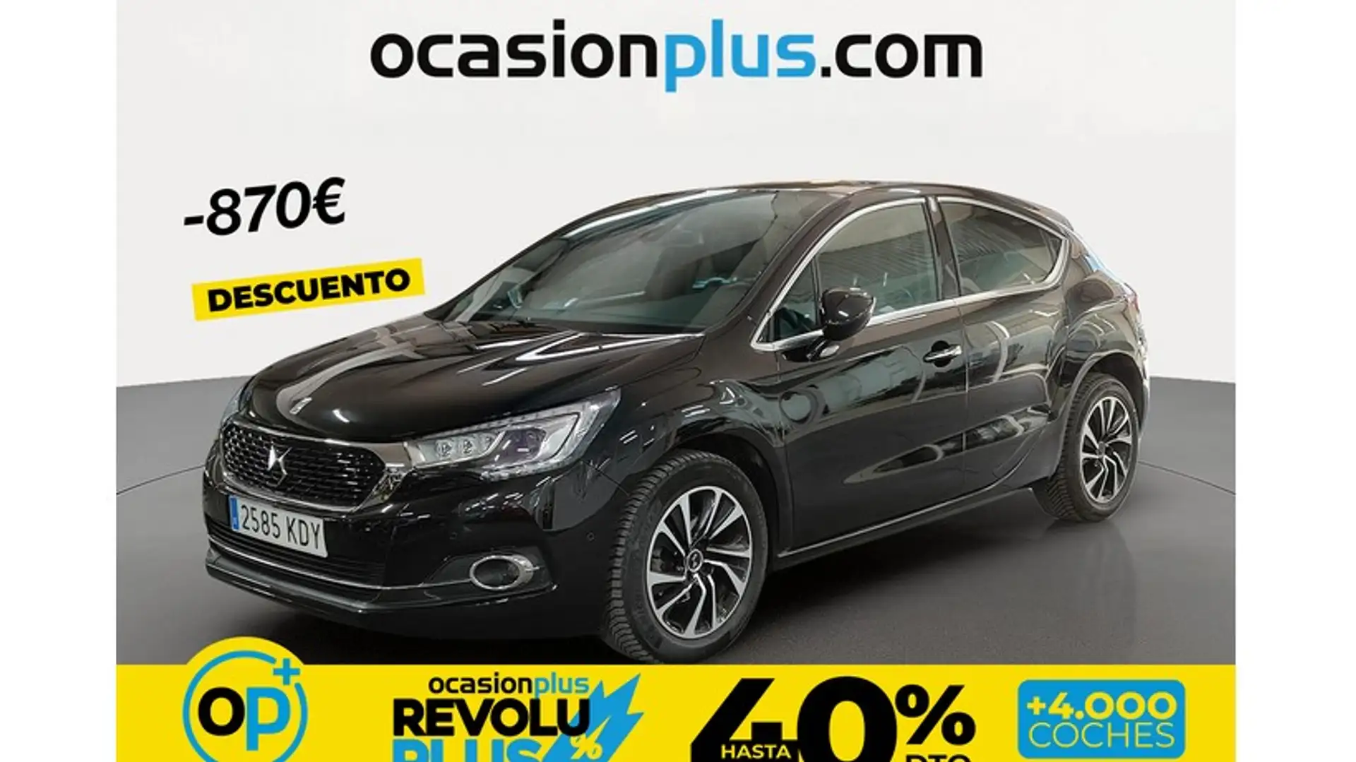 DS Automobiles DS 4 Crossback 1.6BlueHDi S&S Style Negro - 1