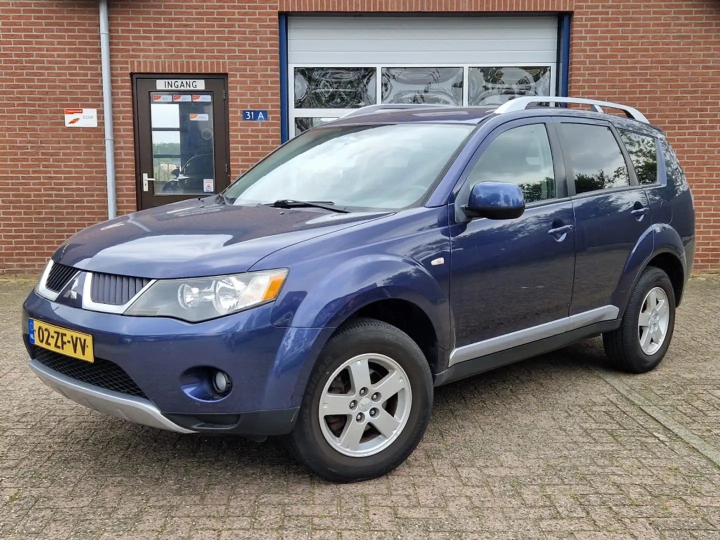Mitsubishi Outlander 2.4i Intro Edition 2WD Airco Clima NL-auto Trekhaa Blauw - 1