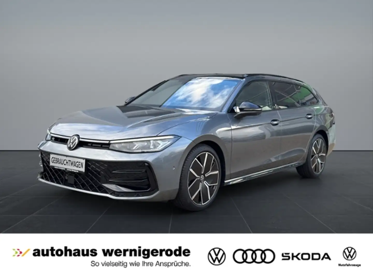 Volkswagen Passat Variant 2.0TDI 4M R-Line "Signature" AHK/Pano/StHz Grau - 1