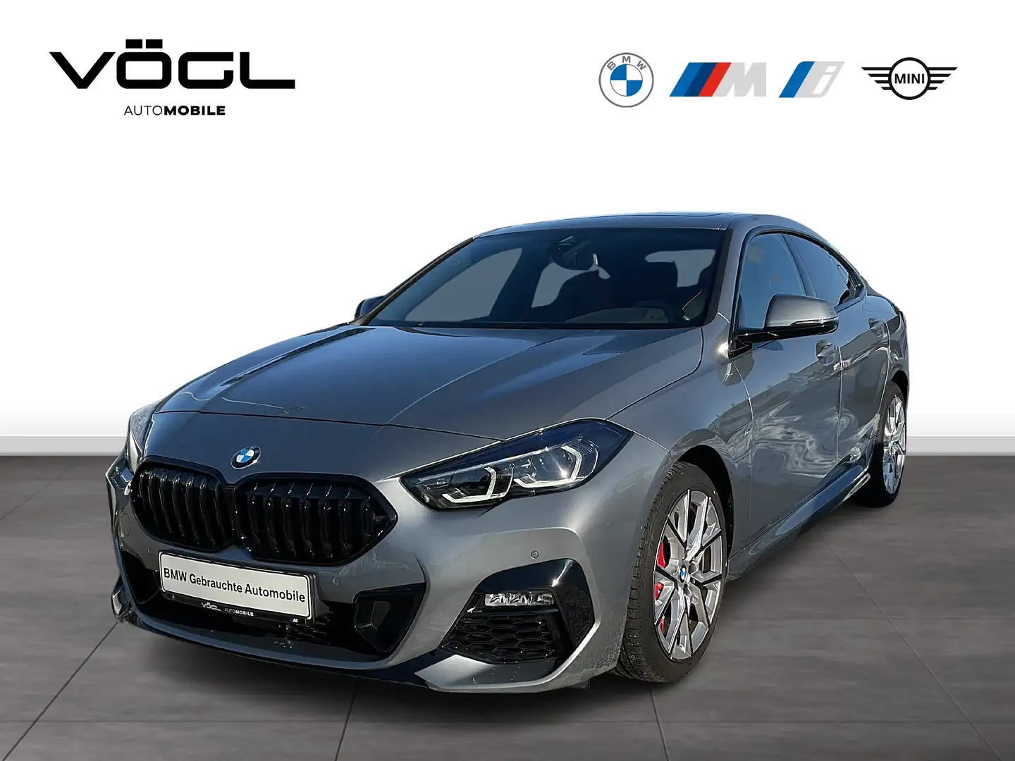 BMW 220 i Gran Coupé M Sportpaket Pro Panoramadach HiFi Gris - 1