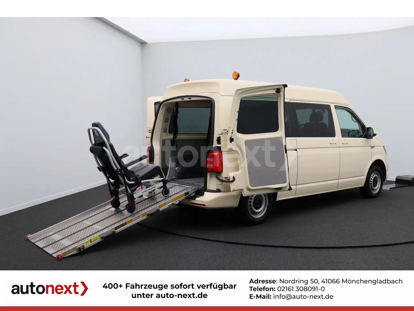 Volkswagen T6 Kombi KTW *Rollstuhl-Rampe+Tragestuhl* Gelb - 1