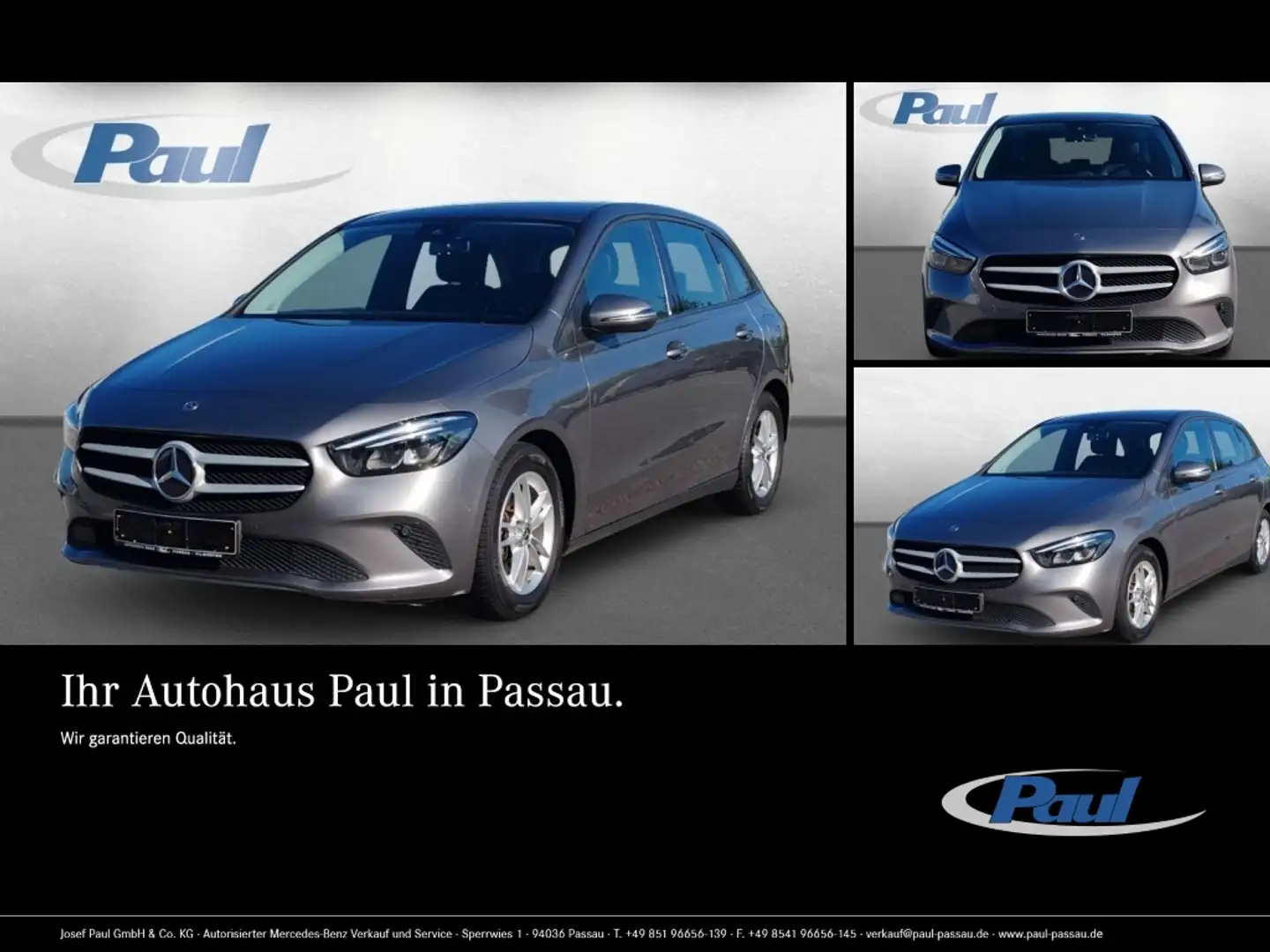 Mercedes-Benz B 200 Navi PDC SHZ LED SpurH el.Heck Virtual LM Grau - 1