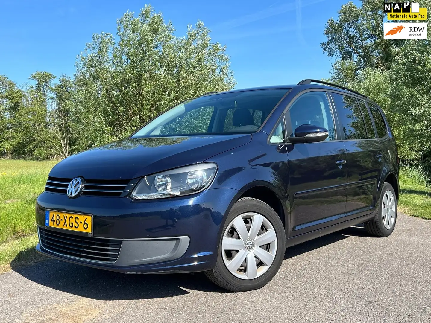 Volkswagen Touran 1.2 TSI Comfortline BlueMotion 7-persoons / Airco Blauw - 1