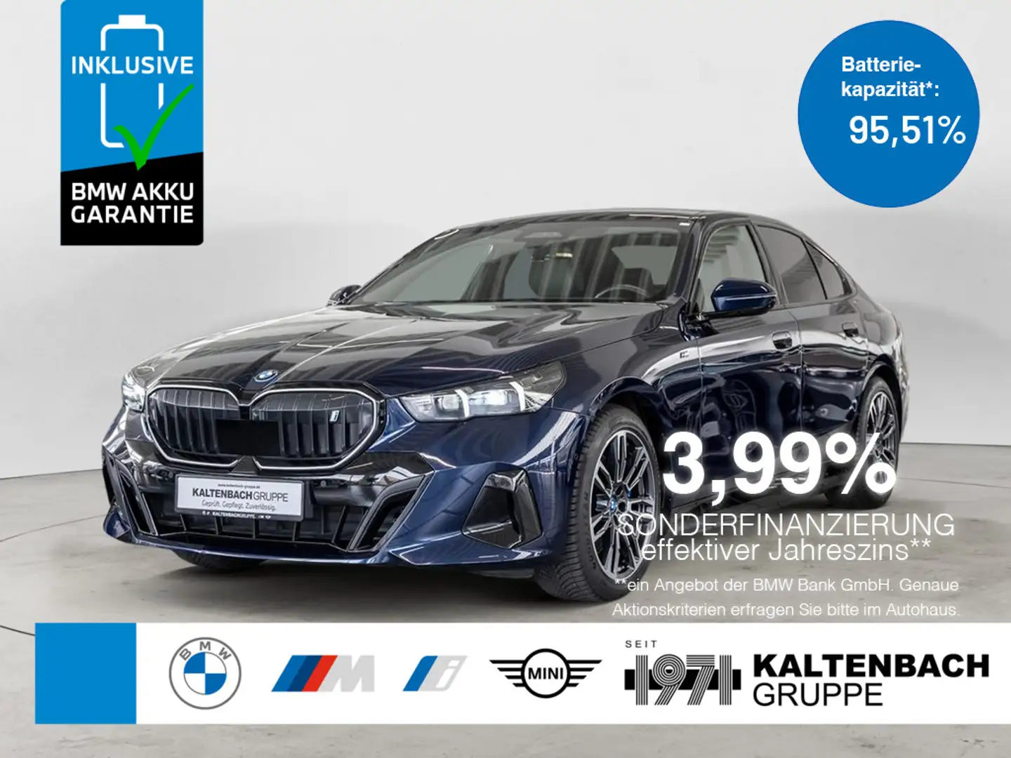 BMW i5 eDrive 40 M-Sport Pro PANO AHK 360° LED Azul - 1