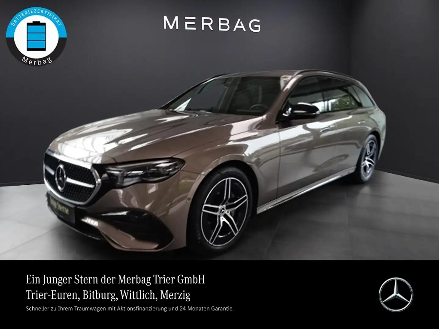 Mercedes-Benz E 300 T de 4M *AMG Night AHK Digital Burm DC+ Braun - 1