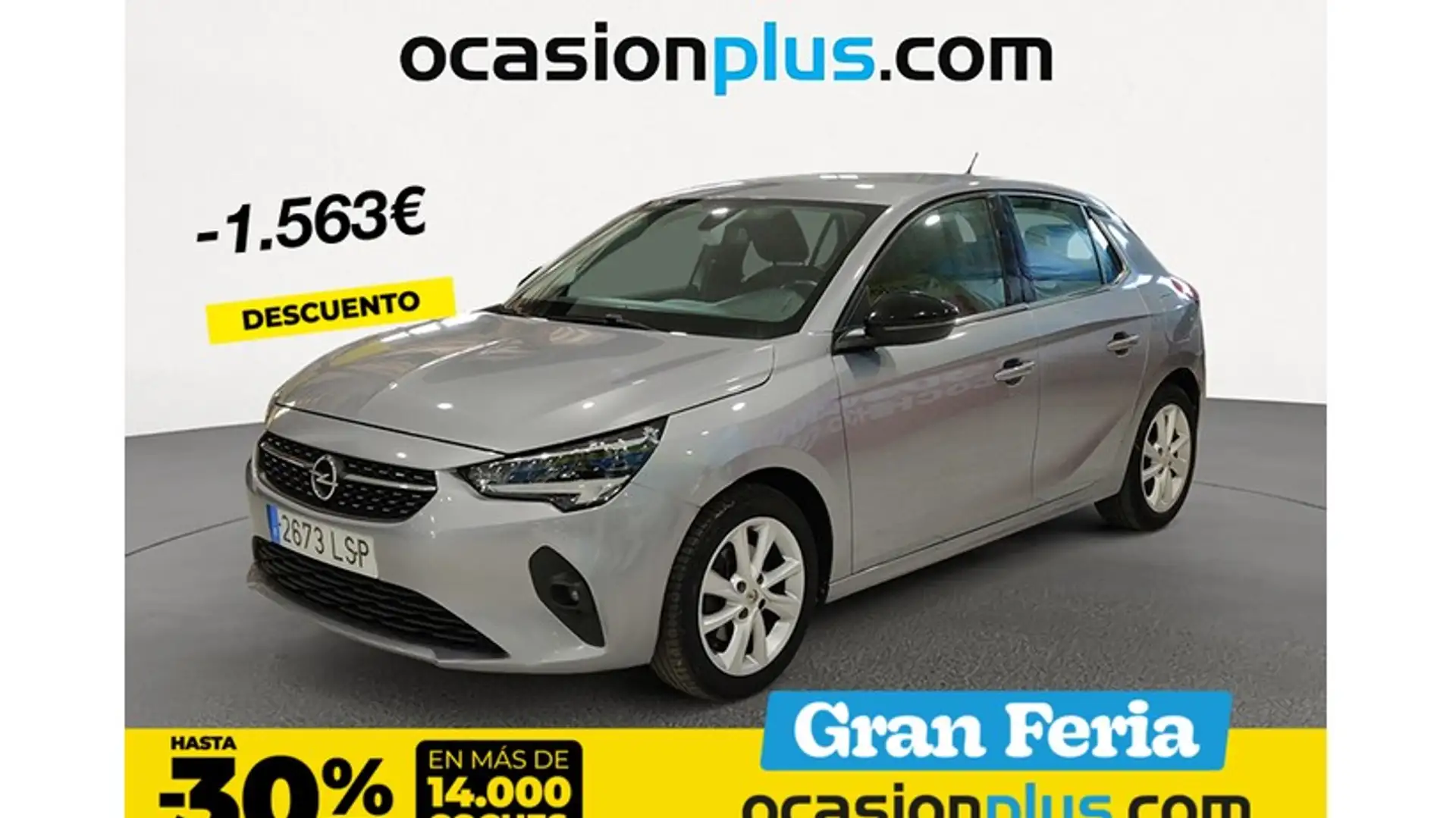 Opel Corsa 1.2T XHT S/S Elegance AT8 100 Gris - 1