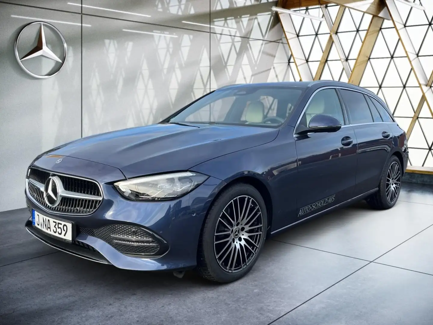 Mercedes-Benz C 180 T-Modell Avantgarde AHK*LenkradH*EasyP*360 Blau - 2