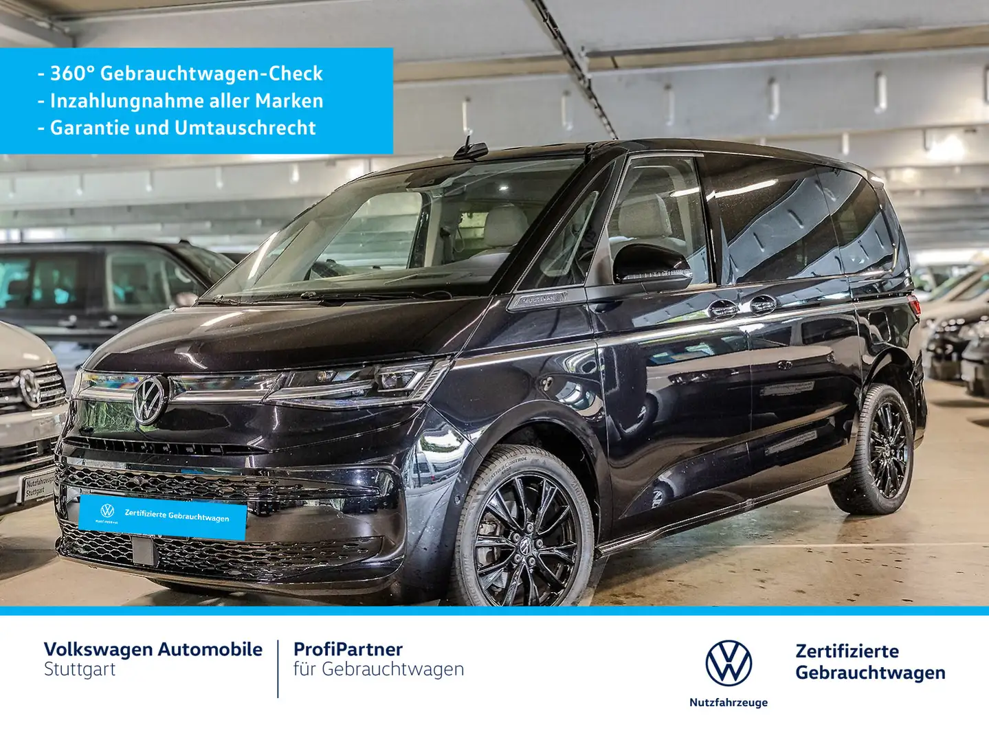 Volkswagen T7 Multivan Style DSG 2.0 TDI Euro 6d ISC FCM Schwarz - 2