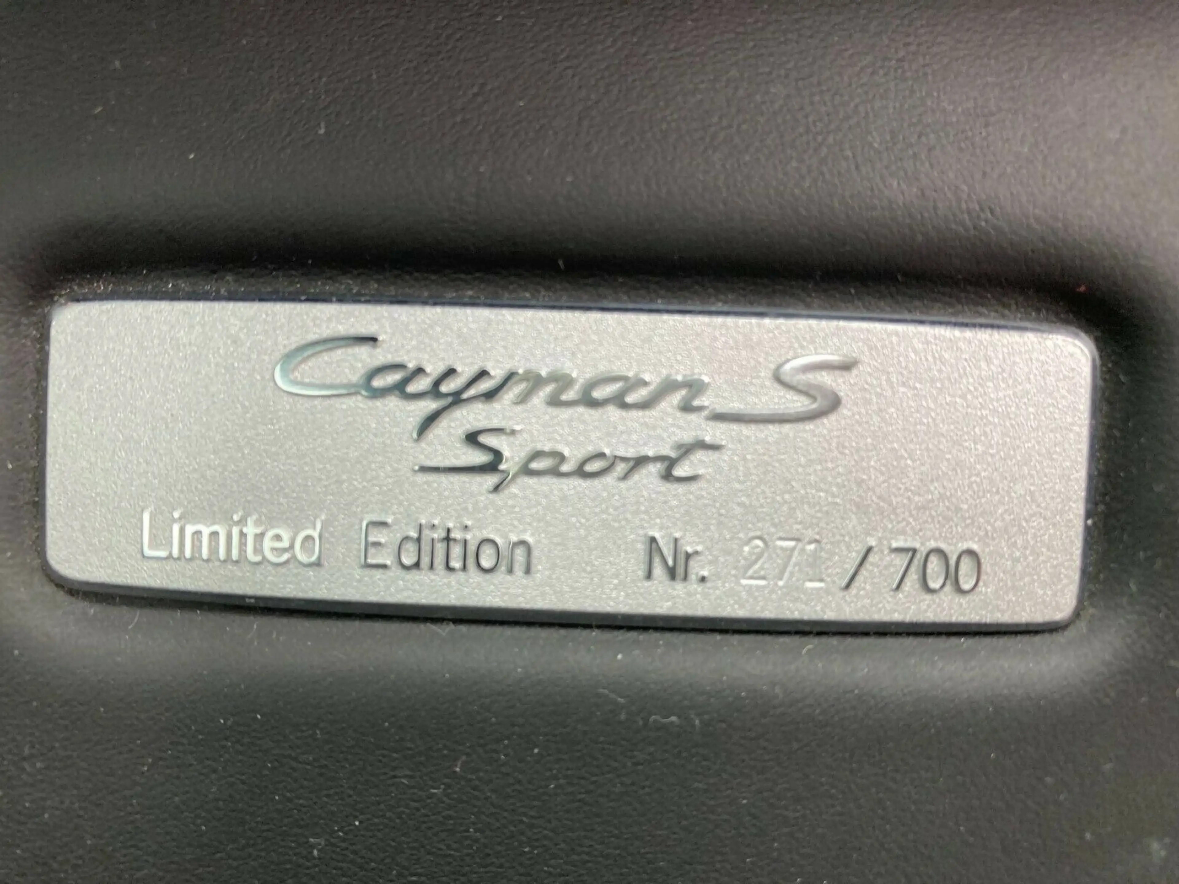 Porsche Cayman S Sport 271/700 PZ-Scheckh. — photo 11