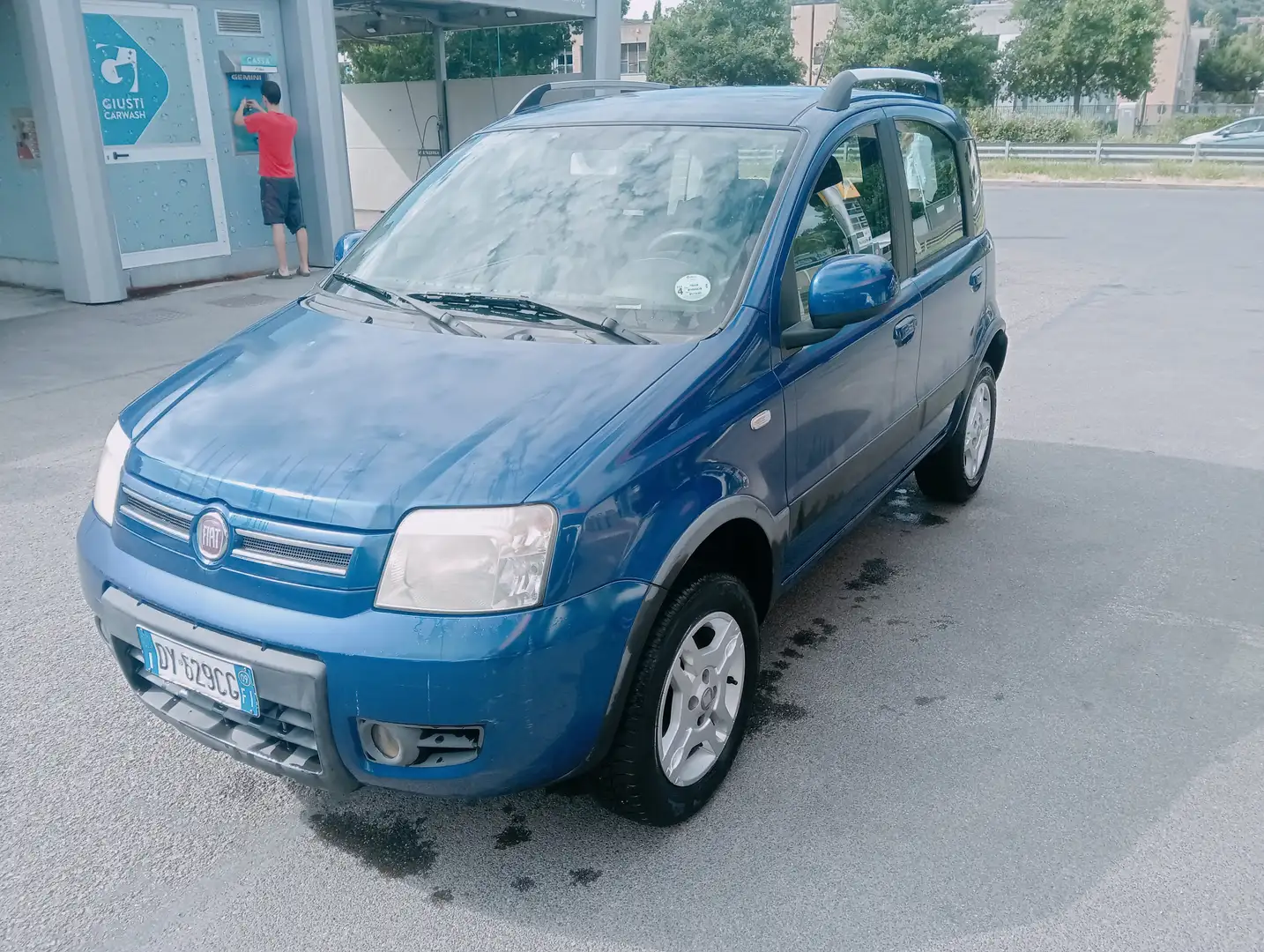 Fiat Panda Panda II 2003 1.3 mjt 16v Climbing 4x4 Blauw - 1