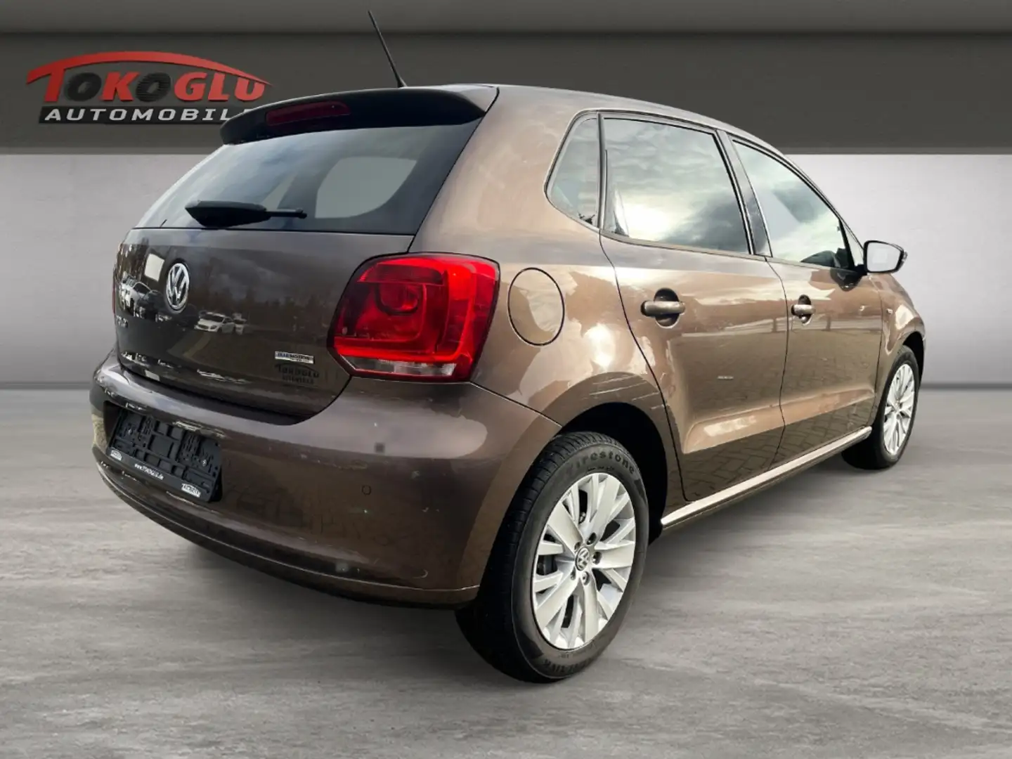Volkswagen Polo V Life BlueMotion 1.HAND Klimaautom SHZ Temp PDC Brun - 2