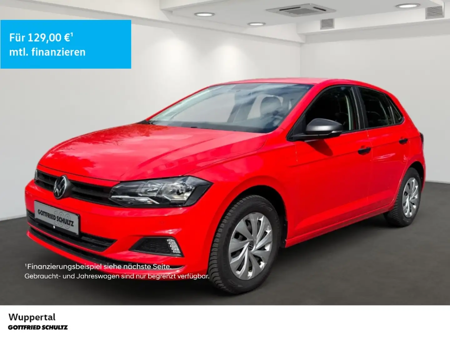 Volkswagen Polo 1.0 Trendline PDC KLIMA ZV E-FENSTER Rosso - 1