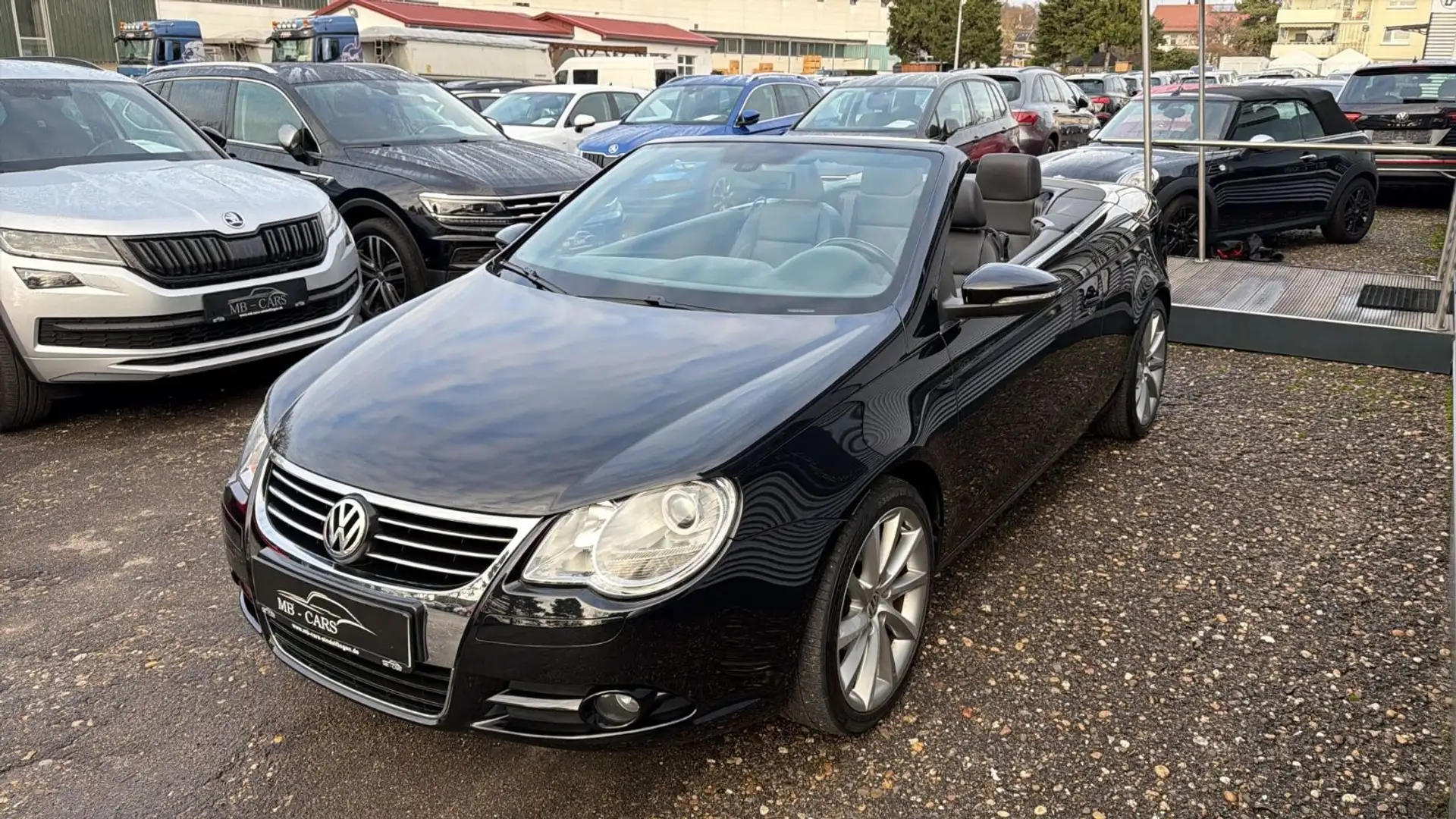 Volkswagen Eos 2.0 TDI*NAVI*LEDER*ALU*WINDSCHOTT Siyah - 1