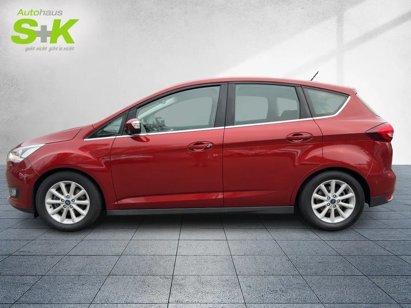Ford C-Max Titanium+PDC+SHZ+TEMPOMAT+KLIMA+R-KAMERA++ Rosso - 2