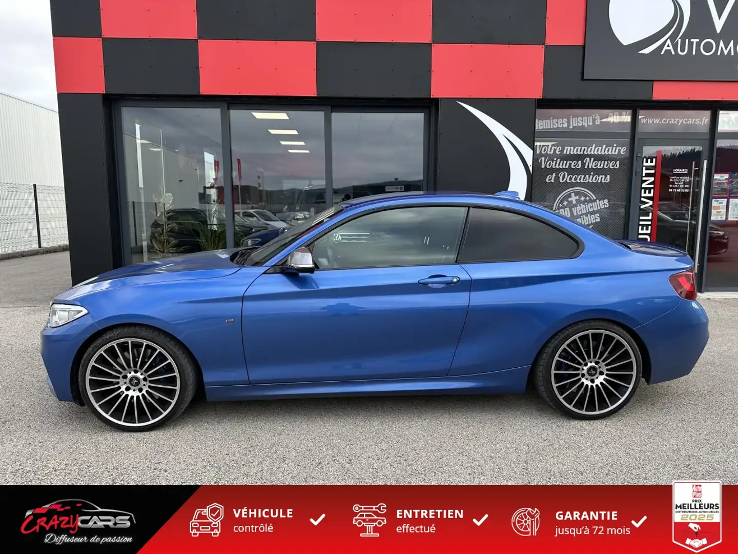 BMW 240 M240i xDrive Coupé - BVA Sport  COUPE F22 F87 M Pe Azul - 2