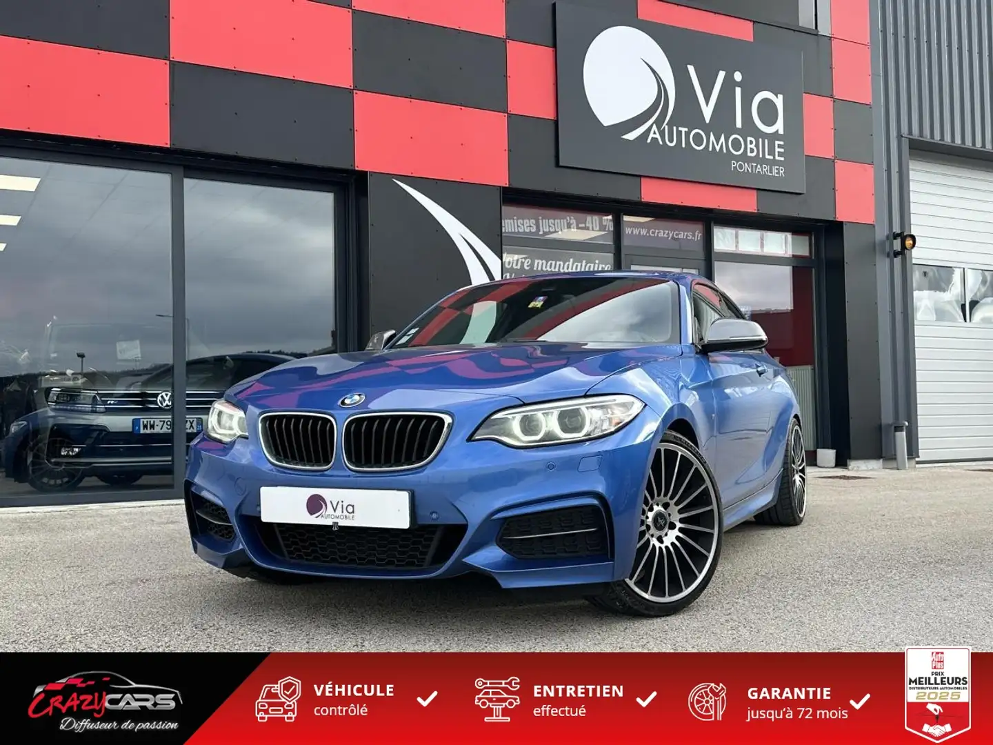 BMW 240 M240i xDrive Coupé - BVA Sport  COUPE F22 F87 M Pe Azul - 1