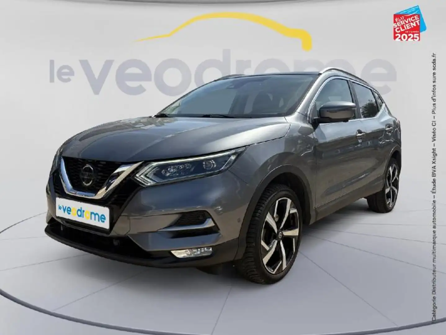Nissan Qashqai 1.2 DIG-T 115ch Tekna Tpano GPS Camera Attelage Rouge - 1