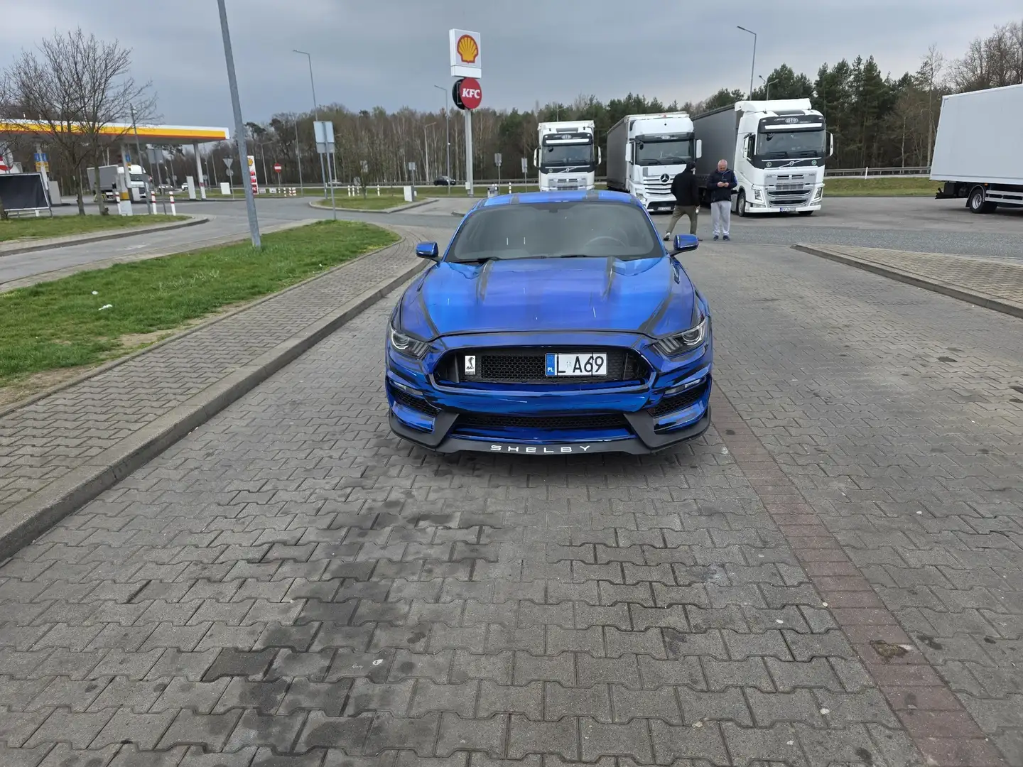 Ford Mustang 3,7 v6 Blauw - 1