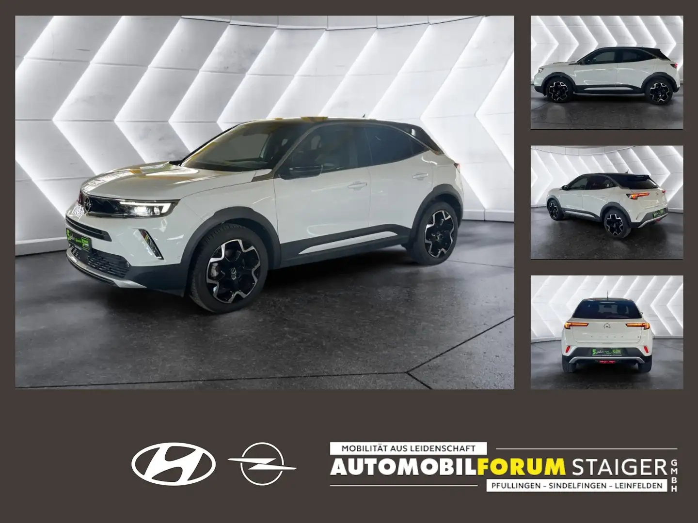 Opel Mokka-E Mokka e Ultimate ACC Alcant. Fernlichtass. Kam. Blanc - 1