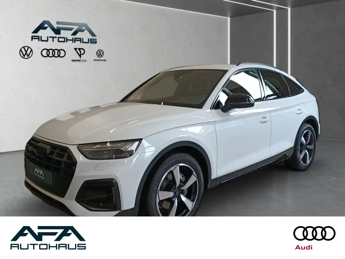 Audi Q5 Sportback 40 TDI quattro Matrix*Opt.schw.*AHK Weiß - 1