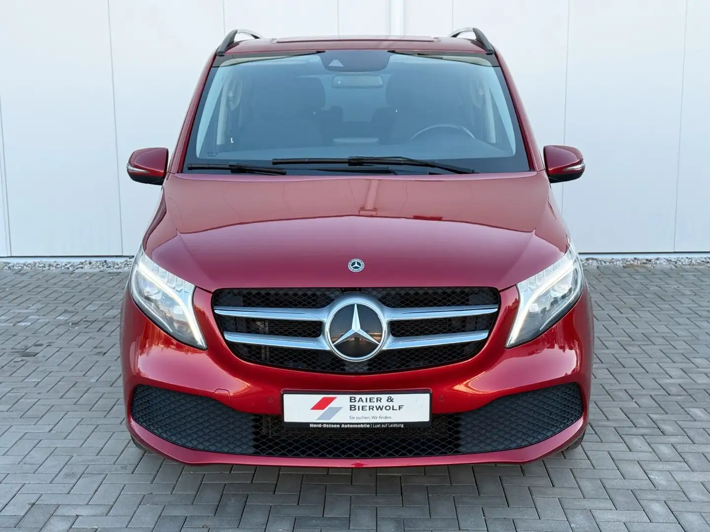 Mercedes-Benz V 220 d EDITION lang LED ILS AHK BURMEISTER STHZ Rouge - 2