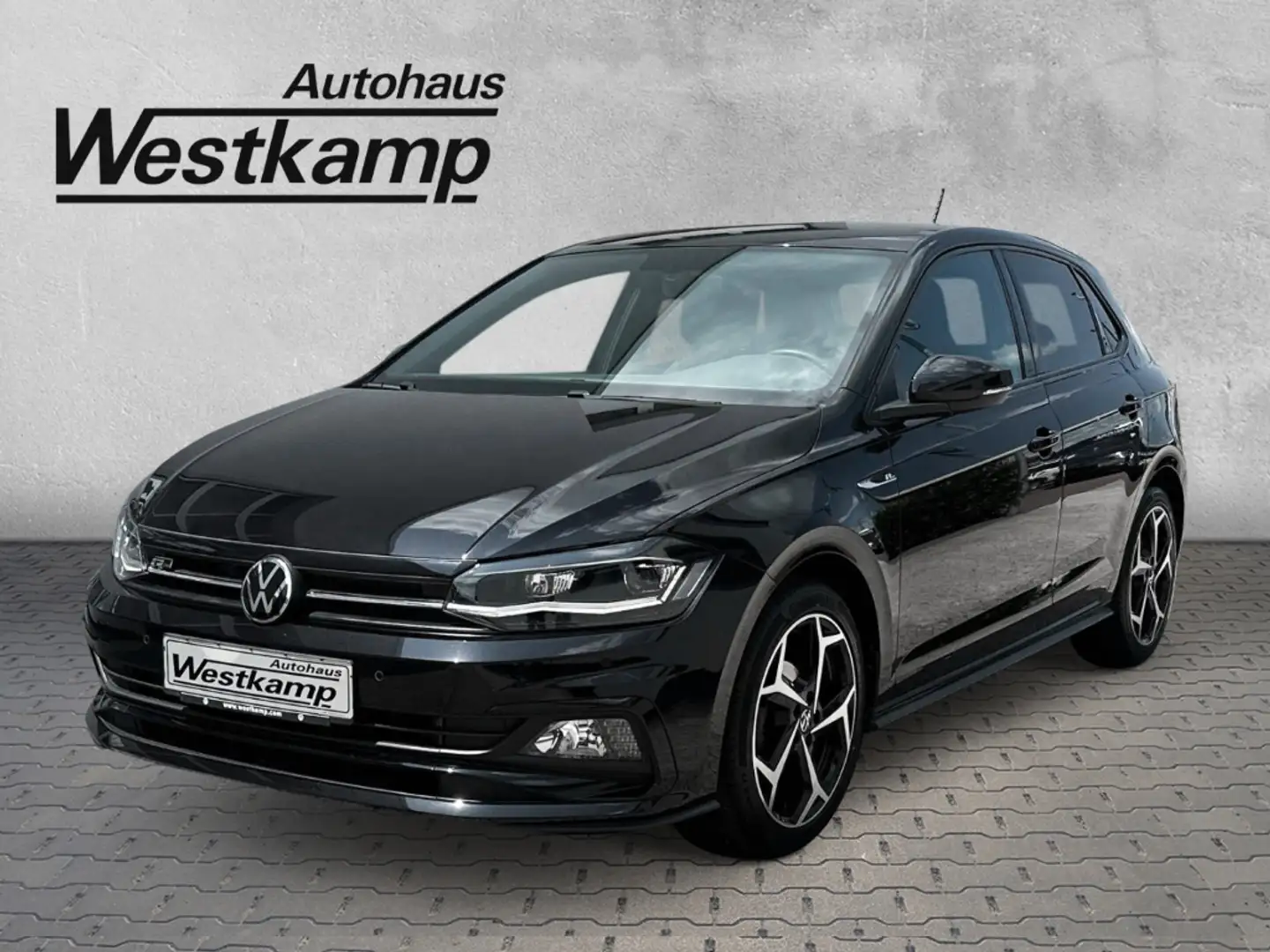Volkswagen Polo Highline R-Line 1,0 TSI Led Navi Abstanstempomat Schwarz - 1