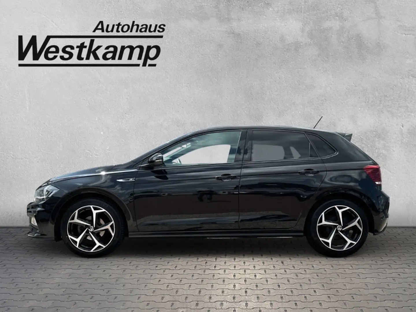 Volkswagen Polo Highline R-Line 1,0 TSI Led Navi Abstanstempomat Schwarz - 2