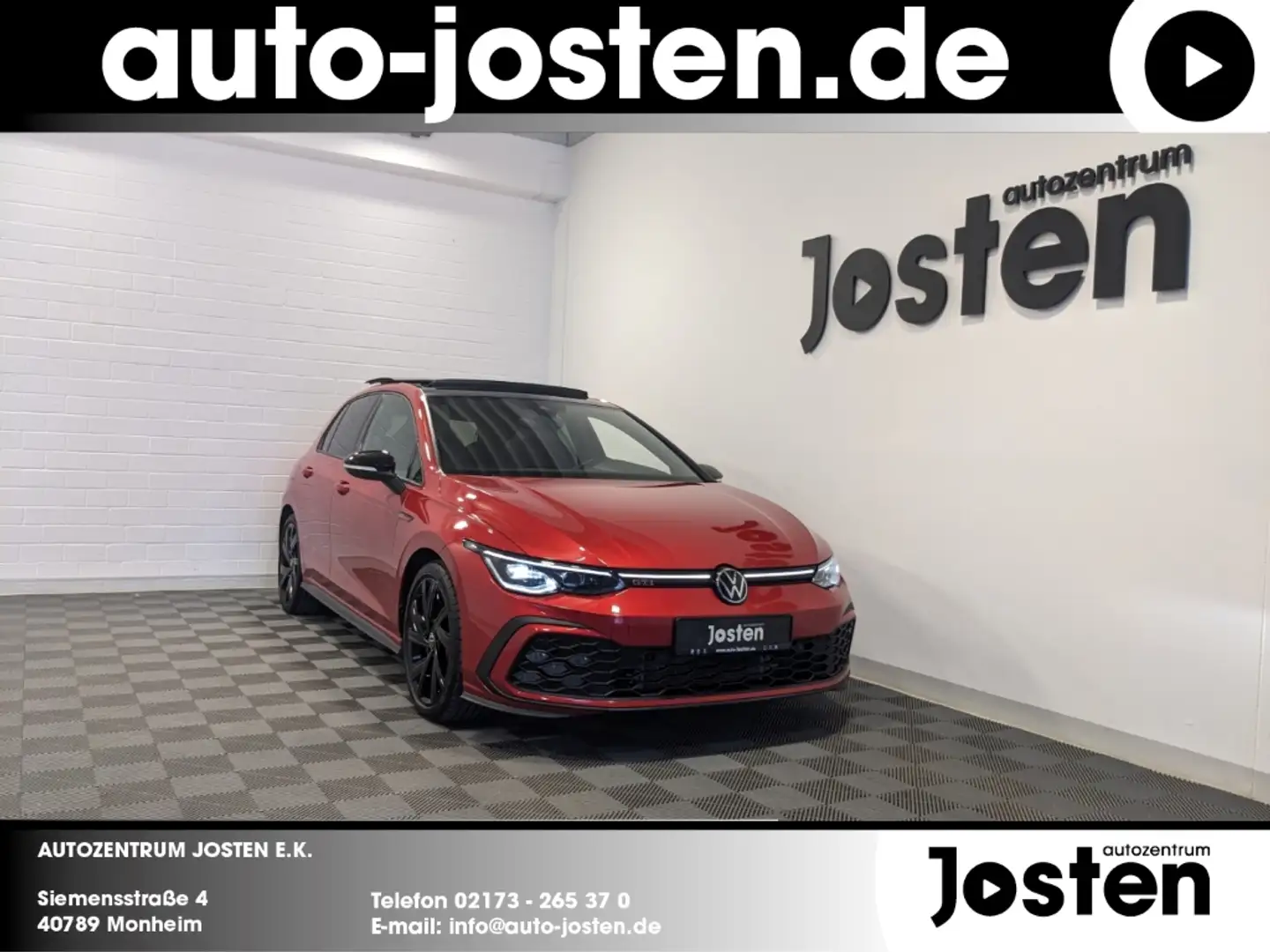 Volkswagen Golf GTI PANO AHK NAVI ACC LED VIRTUAL Rot - 1