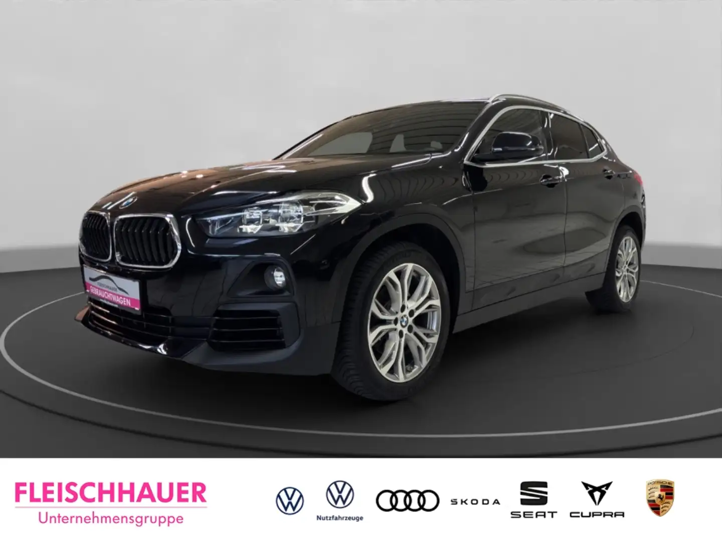 BMW X2 sDrive 18i Advantage PANO+NAVI+PDC+B&O+BUSINESS+DA Schwarz - 1