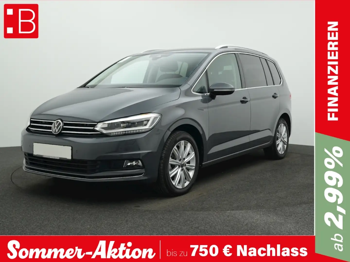 Volkswagen Touran 2.0 TDI DSG Highline AHK LED DIG.COCKPIT Grau - 1