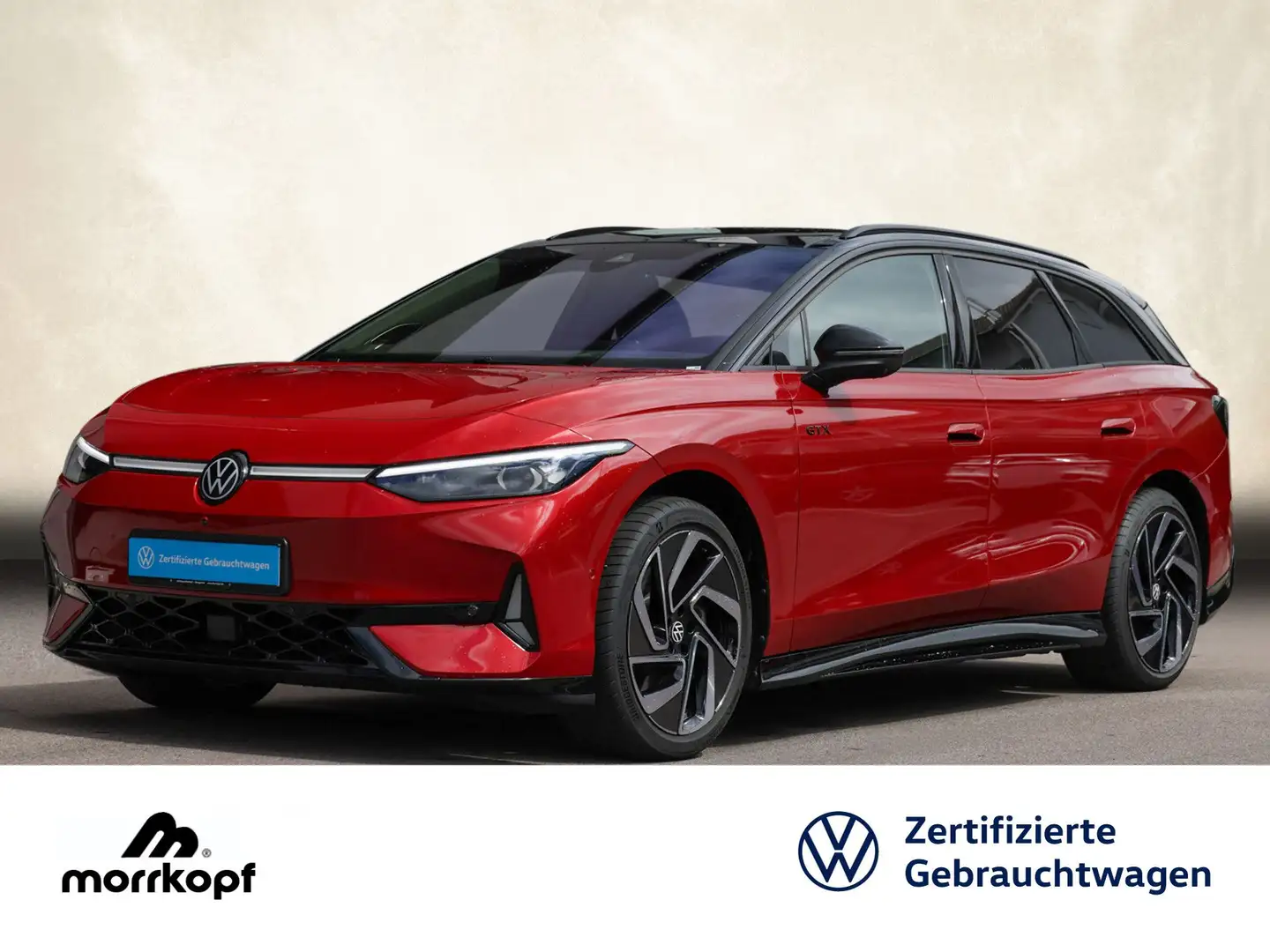Volkswagen ID.7 Tourer 4Mo GTX +0,99ZINS+MAX 533KM+ Bluetooth Червоний - 2
