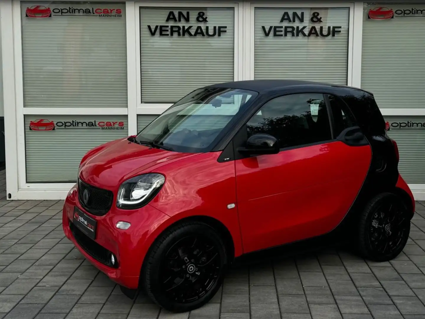 smart forTwo Prime 0,9 Turbo/AUTOMATIK/NAVI/KAMERA/MFL Schwarz - 1