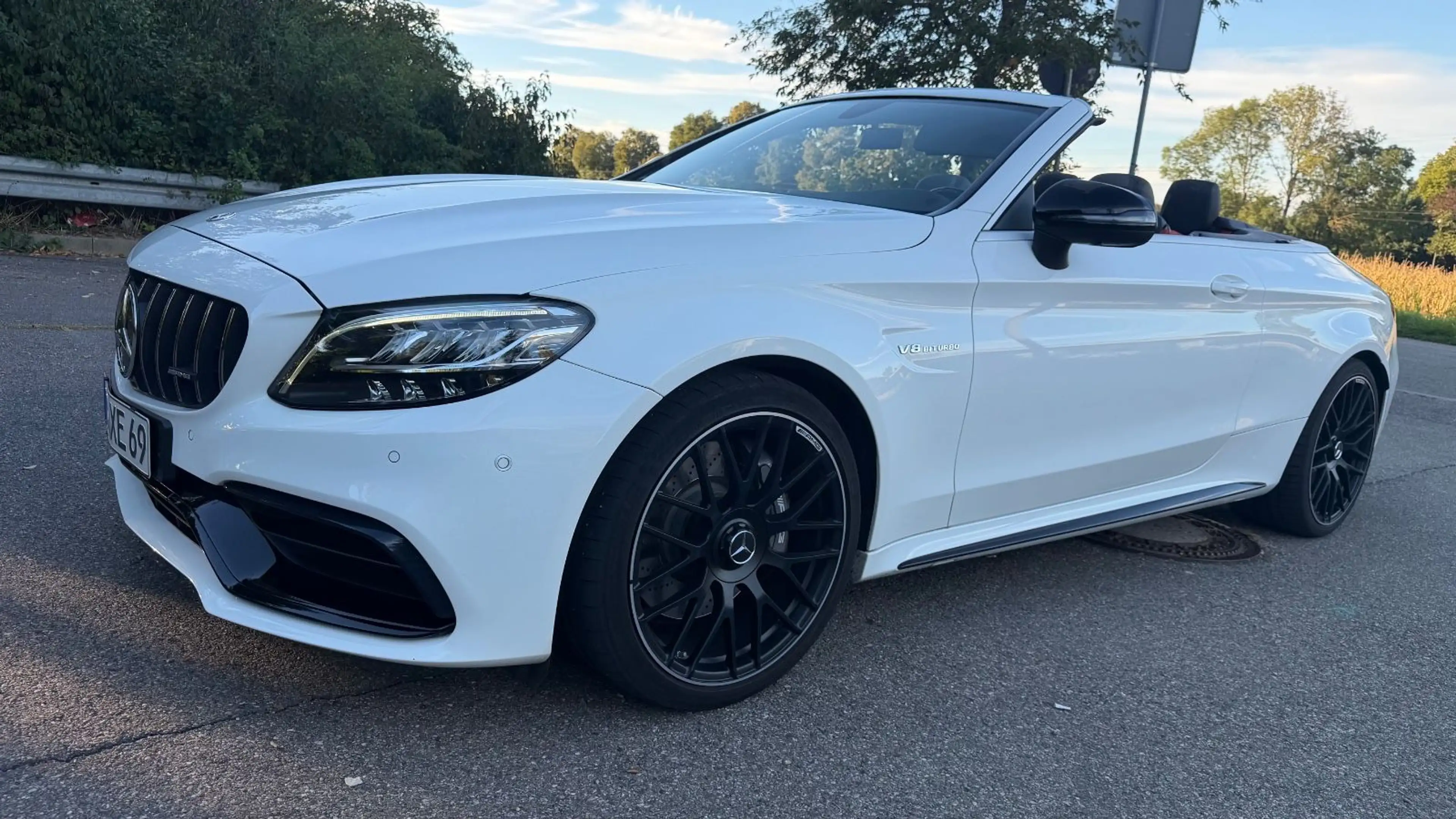 Mercedes-Benz C 63 AMG CABRIO,NIGHT,BURMESTER,ALCANTARA,360° — photo 2