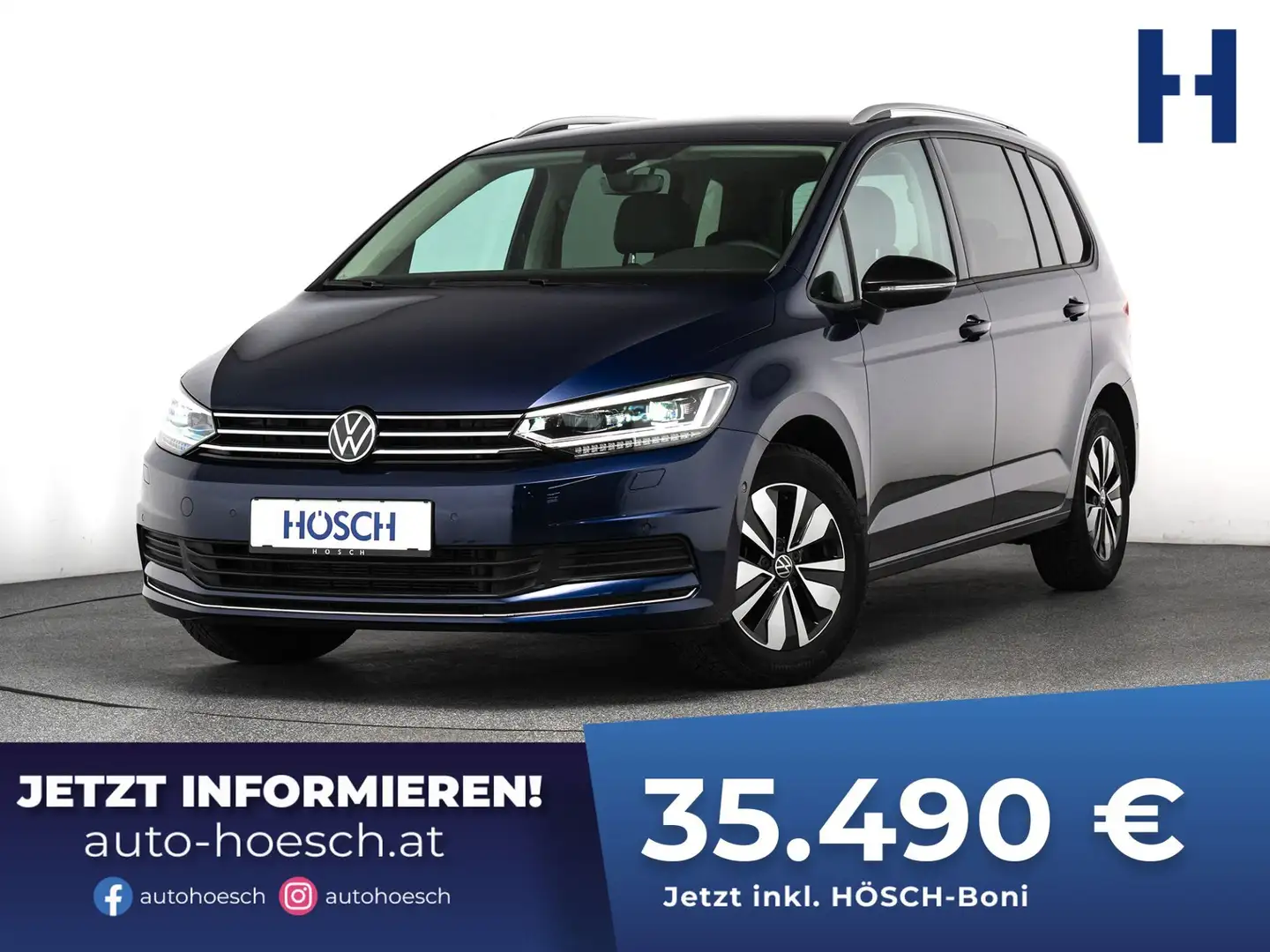 Volkswagen Touran 2.0 TDI Comfortline 7-SITZE AHK IQ.LED ASSISTENZ+ Grau - 1