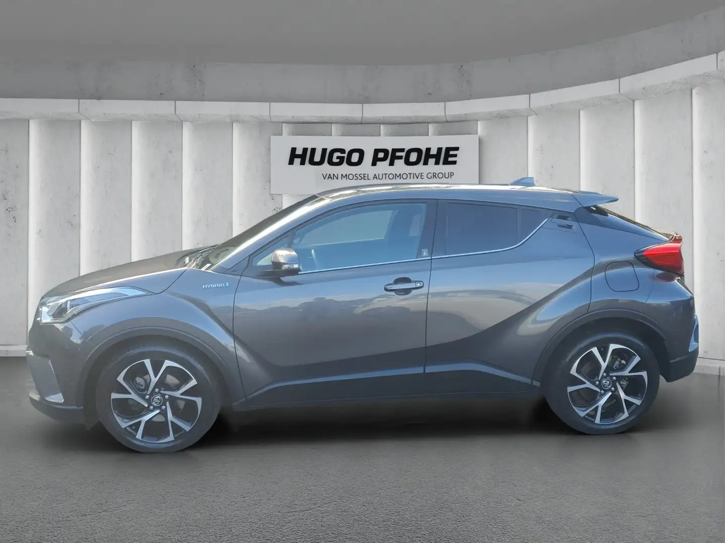 Toyota C-HR Team Deutschland 1.8 FHEV Aut. | GJR | RFK | SHZ | Gris - 2