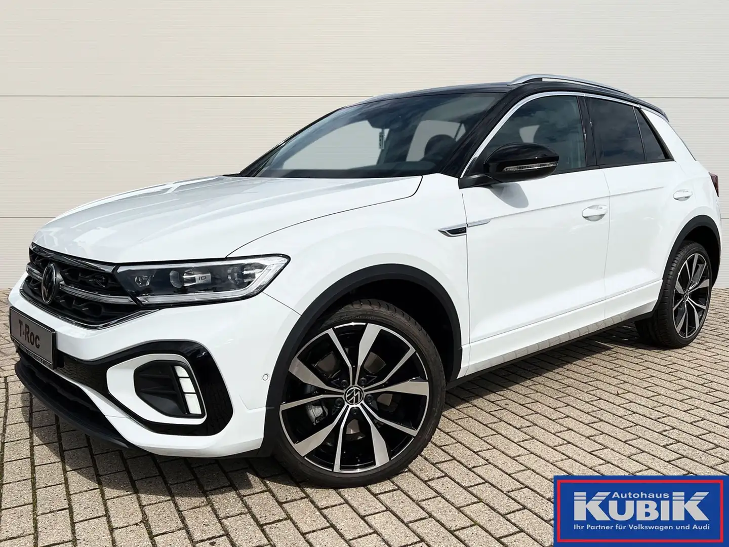 Volkswagen T-Roc R-Line 1.5 TSI mit DSG+19" Misano+IQ.Light+ergoAkt Blanc - 2