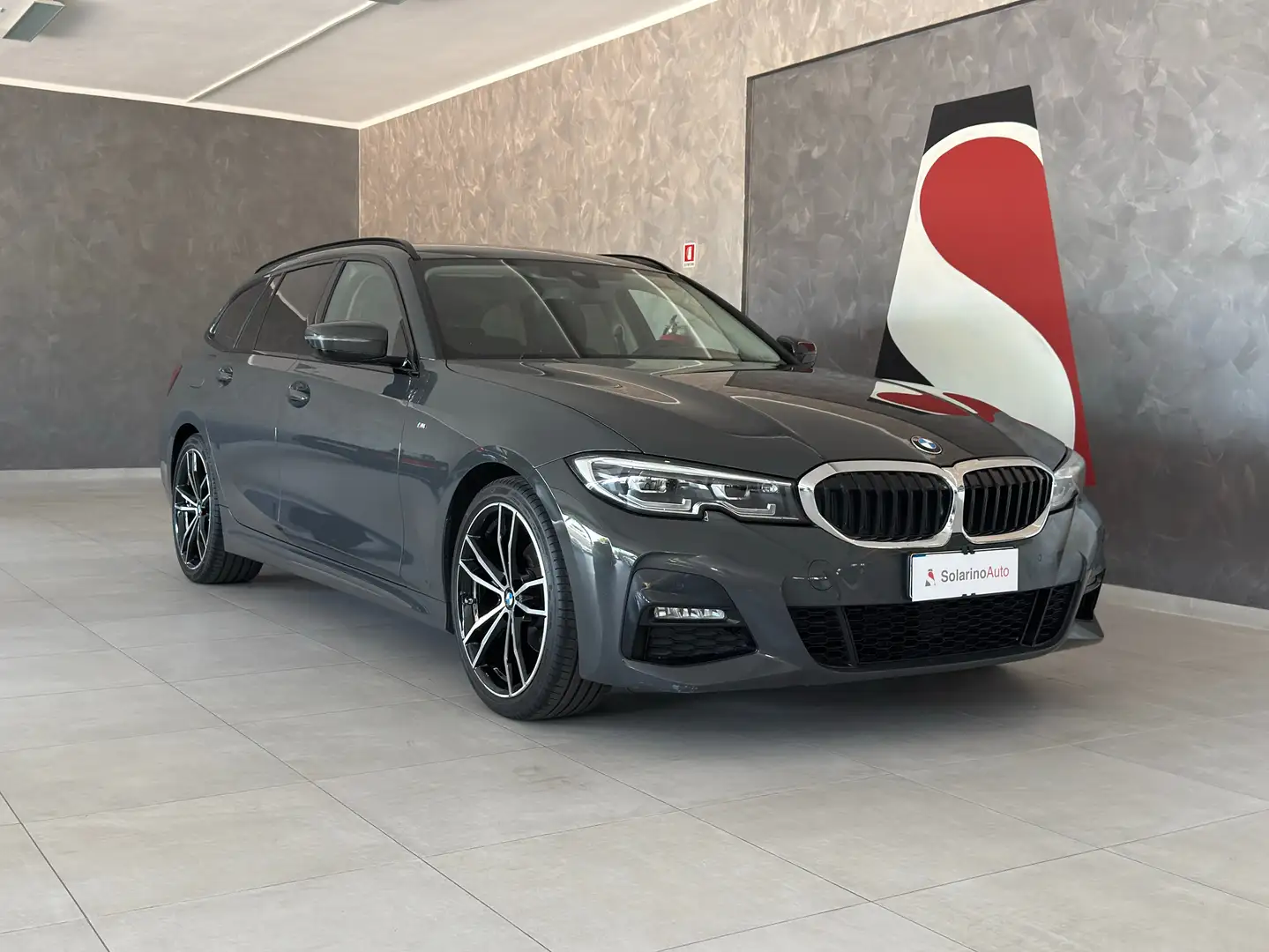 BMW 320 Serie 3 G21 320d Touring mhev 48V Msport auto Grigio - 1