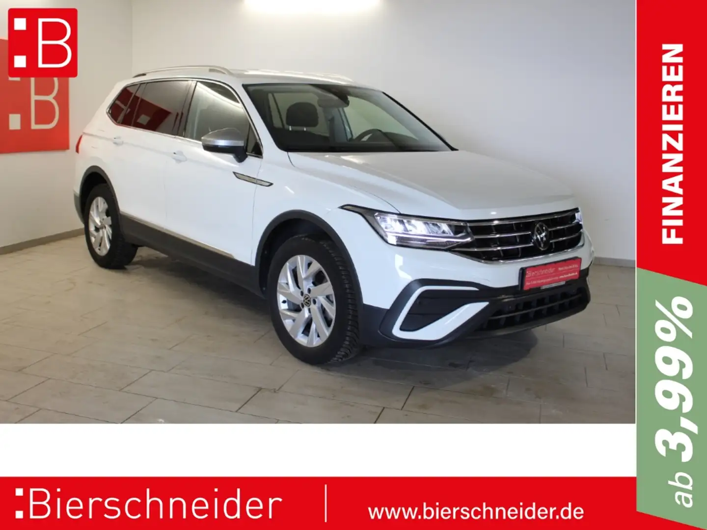 Volkswagen Tiguan Allspace 2.0 TDI DSG Life 18 AHK 7-SITZ Weiß - 1