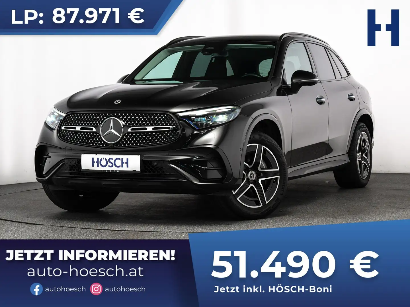 Mercedes-Benz GLC 300 e 4Matic AMG NIGHT AHK DIGITAL LIGHT -41% Schwarz - 1