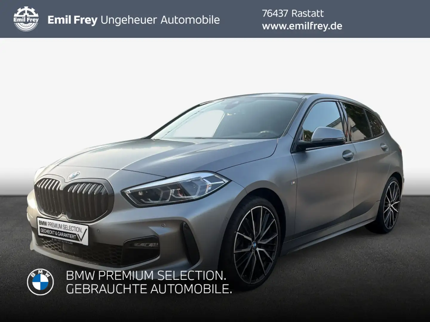 BMW 120 d xDrive Aut. M Sport Gris - 1