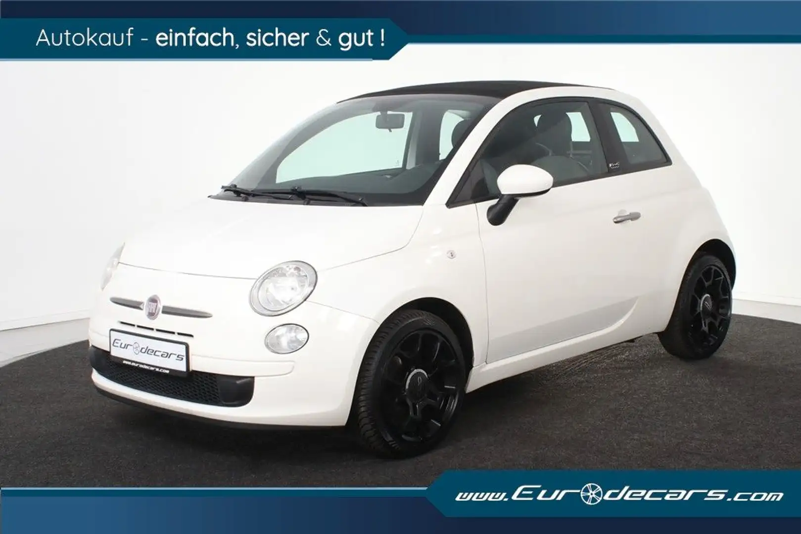 Fiat 500C TwinAir *T-Leder*Cabrio*Klima* Weiß - 1