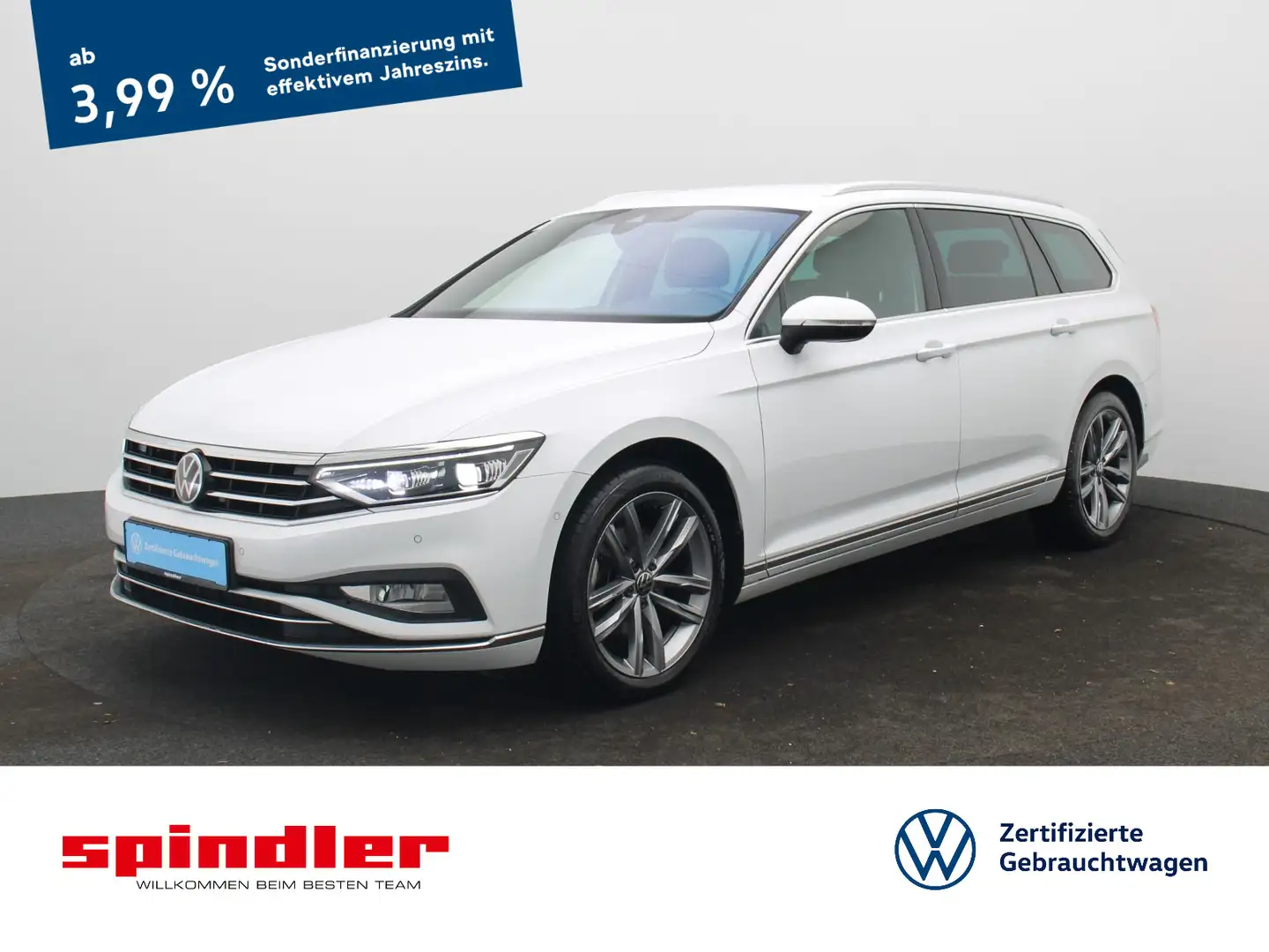 Volkswagen Passat Variant Elegance 2.0TDI DSG / Matrix, AHK Blanc - 1