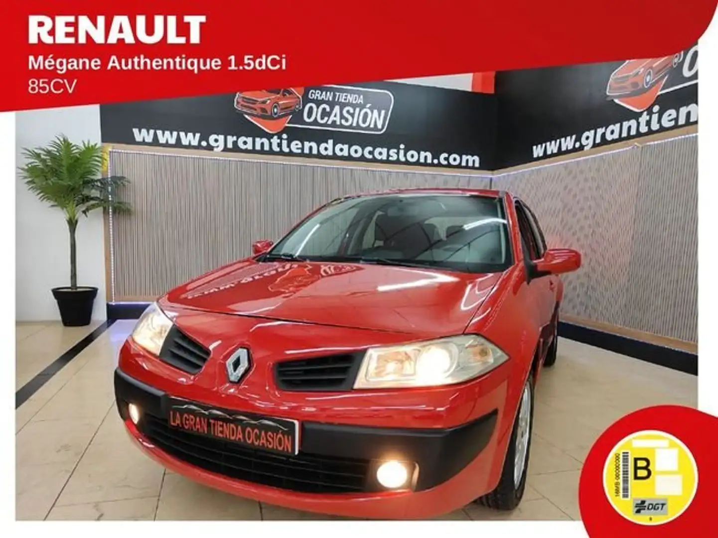 Renault Megane 1.5dCi SL Generation Rojo - 1