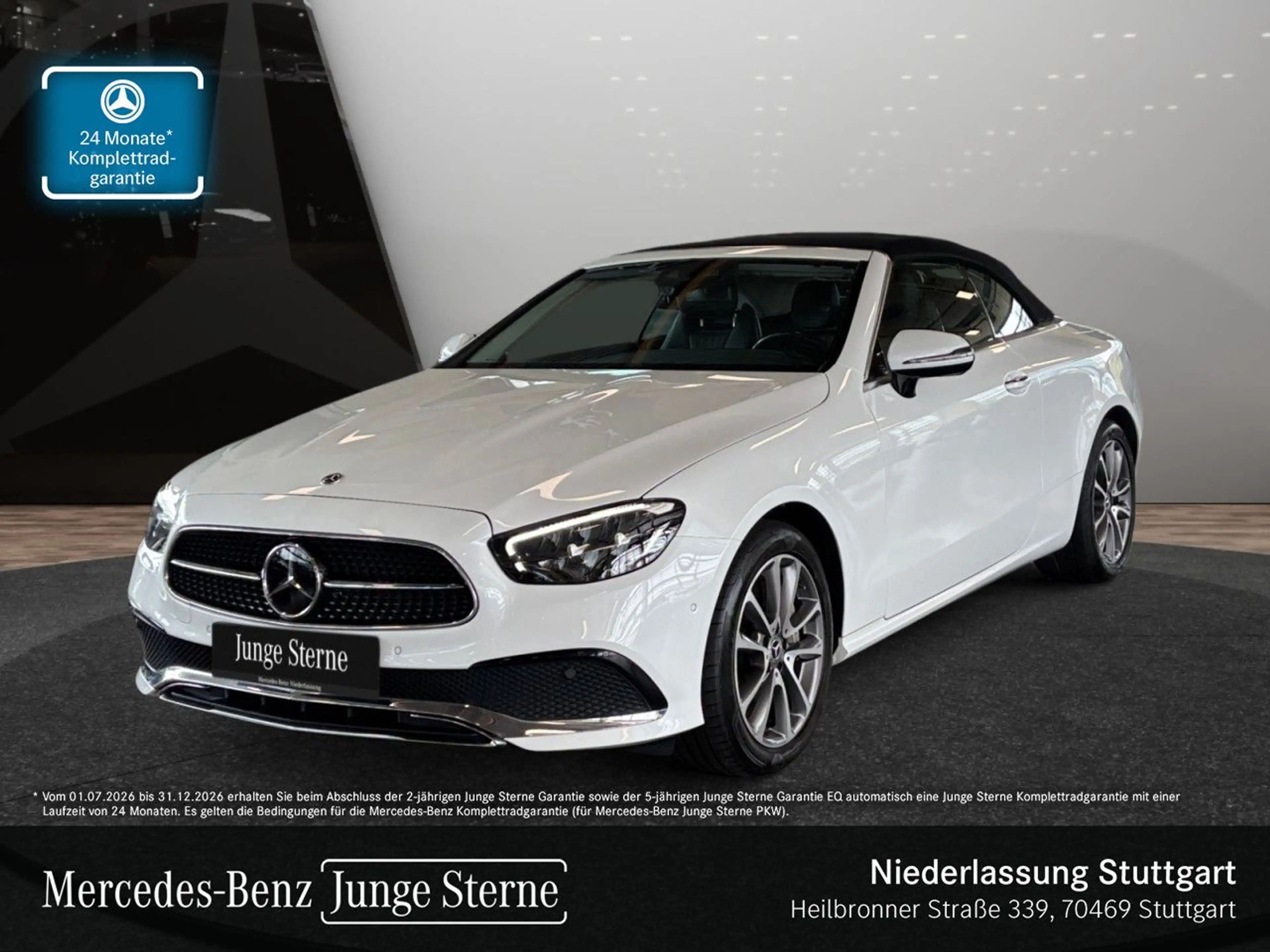 Mercedes-Benz E 450 Cabrio 4M AVANTG+AHK+LED+STHZG+FAHRASS+9G